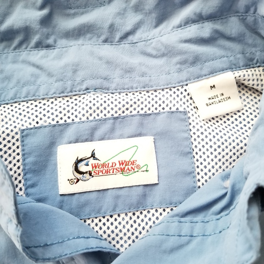 World Wide Sportsman Ventilated‎ Fishing Shirt M, 00295 - Picture 5 of 6